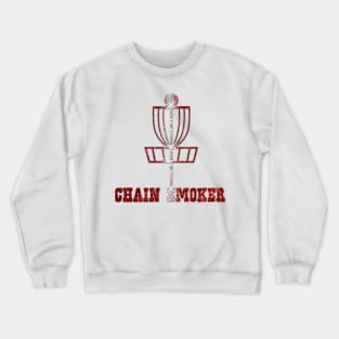 A Disc Golfer Design. For the seriously addicted Disc Golfer. Canadian colors Crewneck Sweatshirt